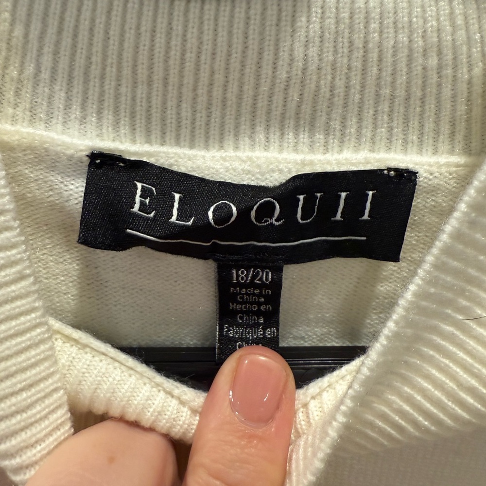 Eloquii Ivory Knit Turtleneck - Picture 5 of 6